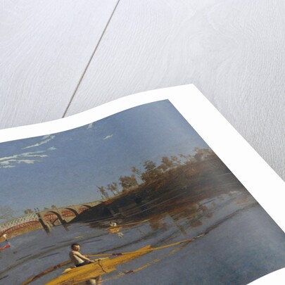 The Champion Single Sculls, 1871 by Thomas Cowperthwait Eakins