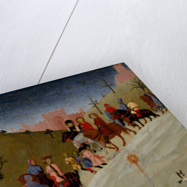 The Journey of the Magi, c.1433-5 by Sassetta