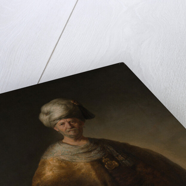 Portrait of an Oriental Man, The Noble Slav, 1632 by Rembrandt Harmensz. van Rijn