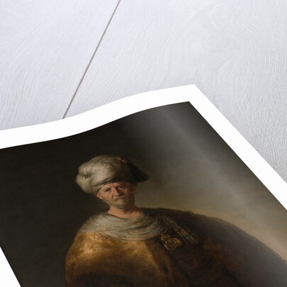 Portrait of an Oriental Man, The Noble Slav, 1632 by Rembrandt Harmensz. van Rijn