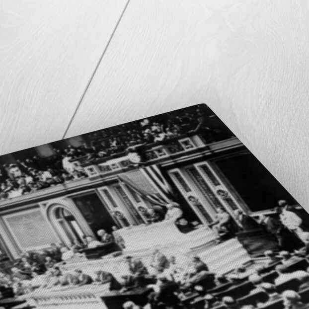 Congress in session in U.S. Capitol, c.1890-1920 by Anonymous