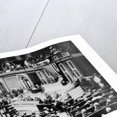 Congress in session in U.S. Capitol, c.1890-1920 by Anonymous