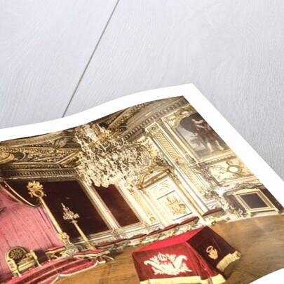 The throne room, Fontainebleau Palace, France, c.1890-c.1900 by Anonymous