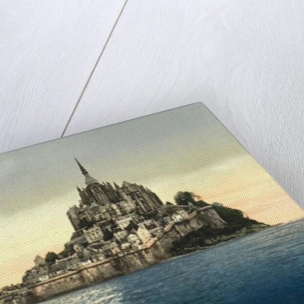 East coast at high water, Le Mont St. Michel, France by Anonymous