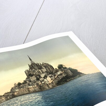 East coast at high water, Le Mont St. Michel, France by Anonymous