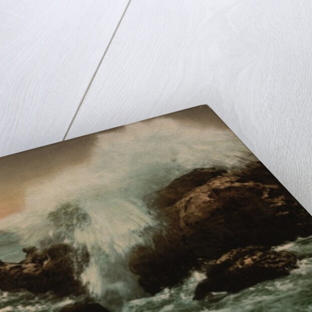 Surf view, Ventimiglia, Riviera, c.1890-1900 by Anonymous