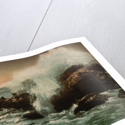 Surf view, Ventimiglia, Riviera, c.1890-1900 by Anonymous