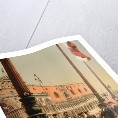 The Doges' Palace and the Columns of St. Mark's, Venice, Italy, c.1890-c.1900 by Anonymous