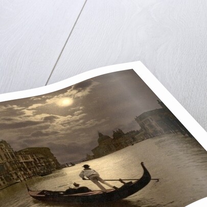 Grand Canal by moonlight, Venice, Italy, c.1890-c.1900 by Anonymous
