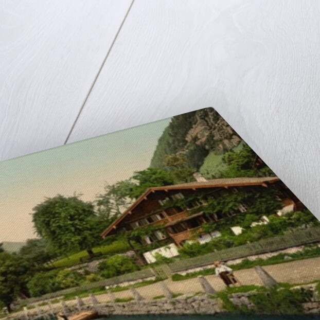 Brienz Lake, chalet on the lake, Bernese Oberland, Switzerland, c.1890-c.1900 by Anonymous