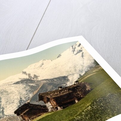 Saas Fee, alpine view, Valais, Alps of, Switzerland, c.1890-c.1900 by Anonymous
