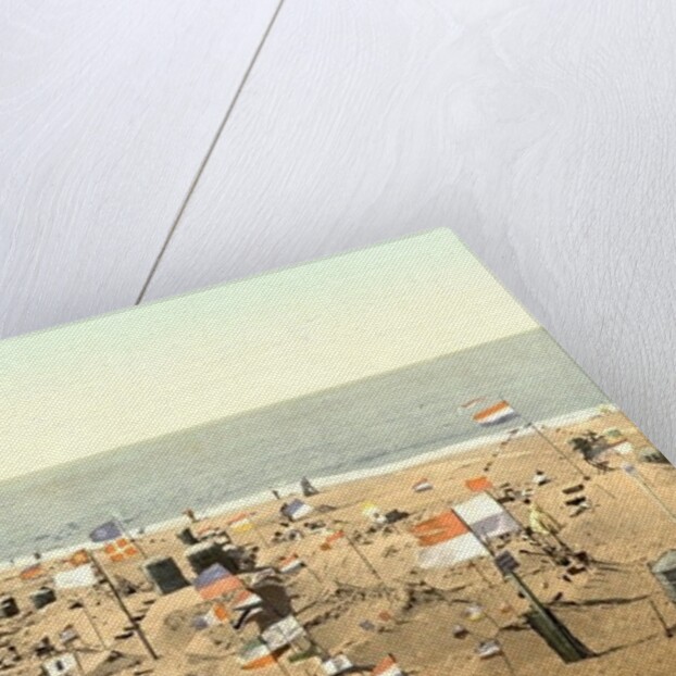 Building sand castles, Westerland, Sylt, Schleswig-Holstein, Germany, c.1890-c.1900 by Anonymous