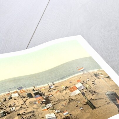 Building sand castles, Westerland, Sylt, Schleswig-Holstein, Germany, c.1890-c.1900 by Anonymous