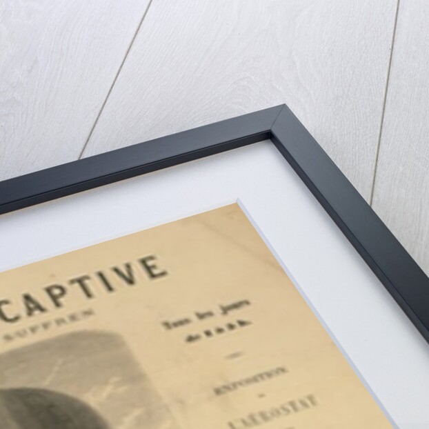 Broadside announcing a captive balloon ascension during the Paris Exposition of 1867 by Anonymous