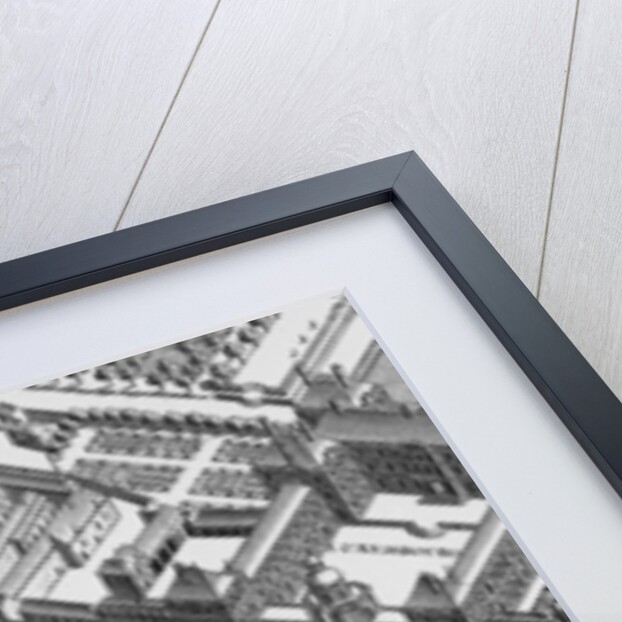 The Hotel de Conde as depicted on the 1739 Turgot map of Paris by Anonymous