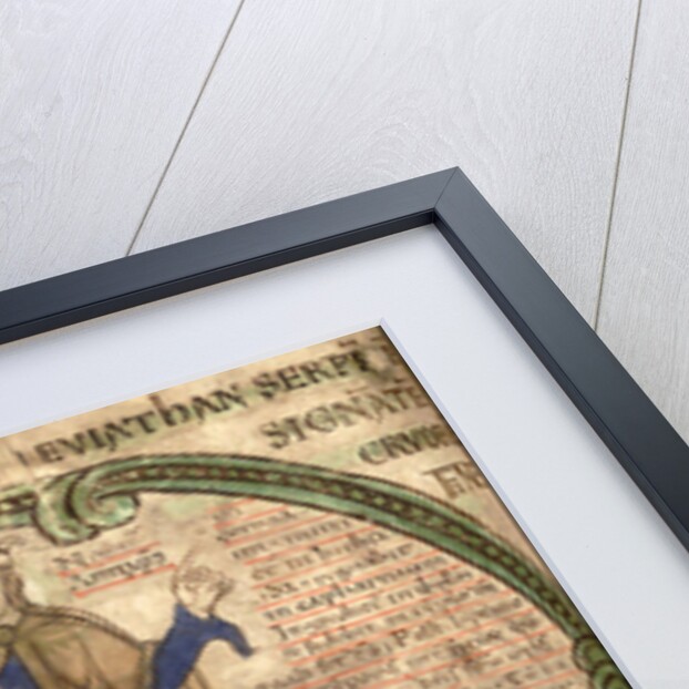 Anti Christ seated on a Leviathan from 'Liber Floridus' by Lambert de Saint-Omer, 1120 by Flemish School