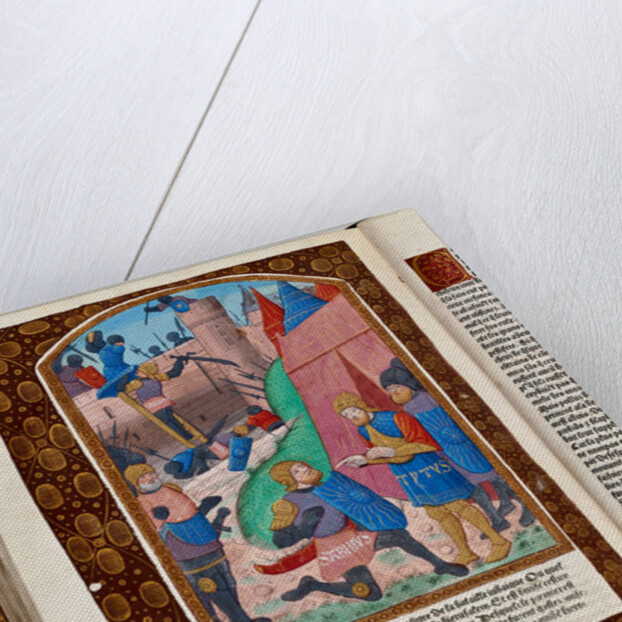 Sabinus, a Syrian auxiliary, offers to scale the wall of Jerusalem and is presented to Titus, 70 AD by French School