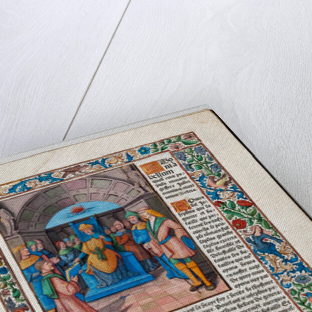 Josephus presents his book to the Emperor Vespasian, 1st century AD by French School