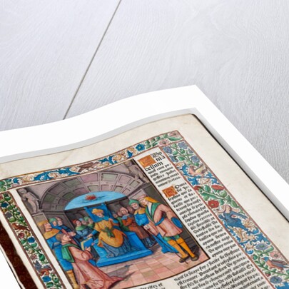 Josephus presents his book to the Emperor Vespasian, 1st century AD by French School