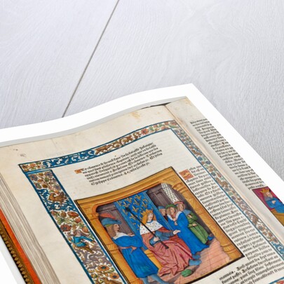 Archelaus on the throne after the death of his father Herod the Great, 4 BC by French School