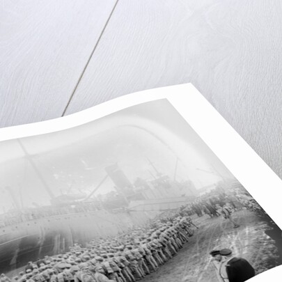 Portuguese Troops disembarking, Brest, 1917 by Anonymous