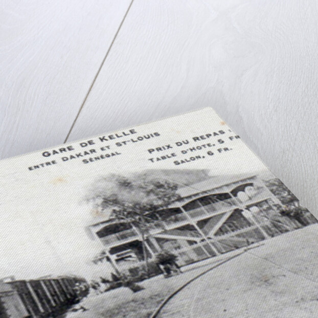 Postcard of the station at Kelle, c.1908 by Anonymous