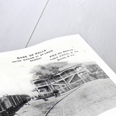 Postcard of the station at Kelle, c.1908 by Anonymous