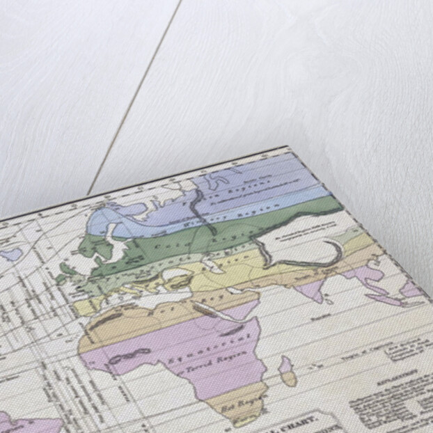 Isothermal Chart, or, View of Climates and Productions by William C. (1794-1845) Woodbridge