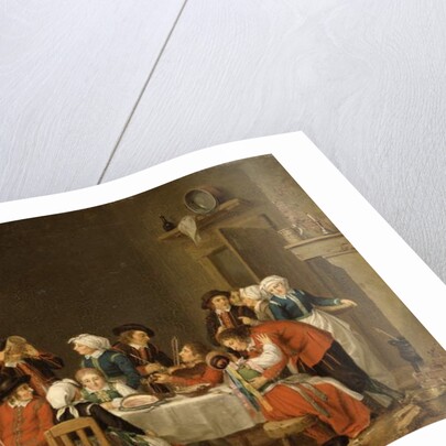 Convivial Scene in a Peasant's Cottage by Pehr Hillestrom