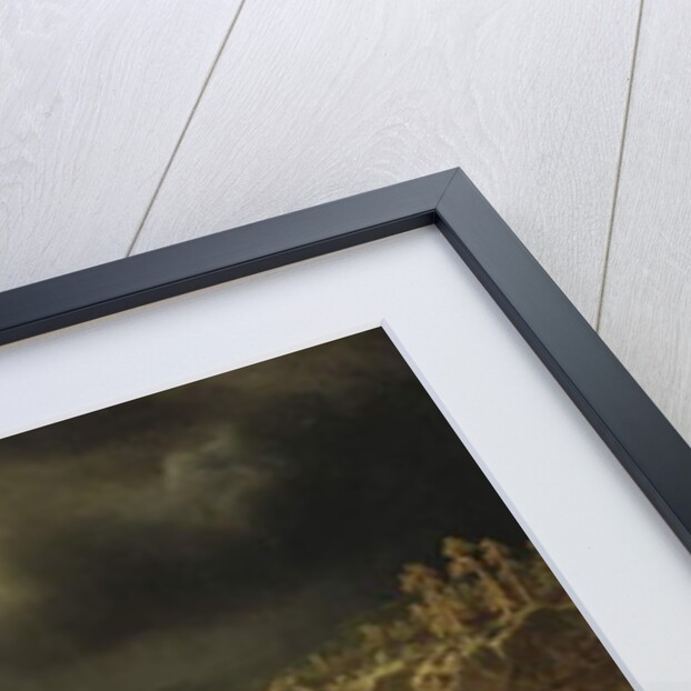 Rocky Landscape with Waterfall in Smaland, 1859 by Marcus Larson