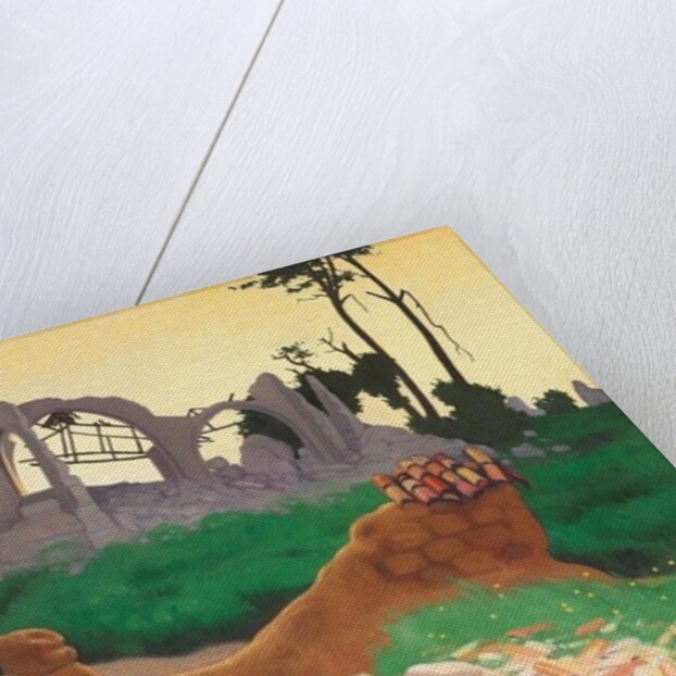 The Church of Souain, 1917 by Felix Edouard Vallotton