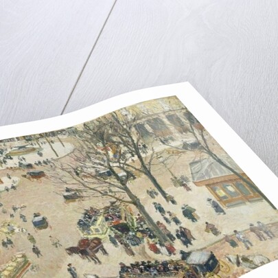 La Place du Théâtre Français by Camille Pissarro