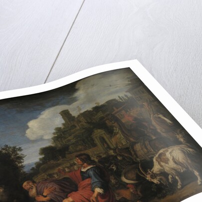 The Angel Raphael Takes Leave of Old Tobit and his Son Tobias, 1618 by Pieter Lastman