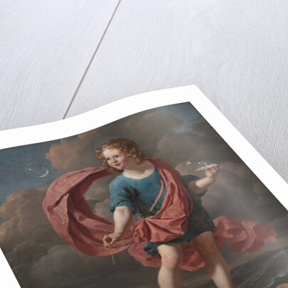 Boy Blowing Soap Bubbles. Allegory on the Transitoriness and the Brevity of Life, 1663 by Karel Dujardin