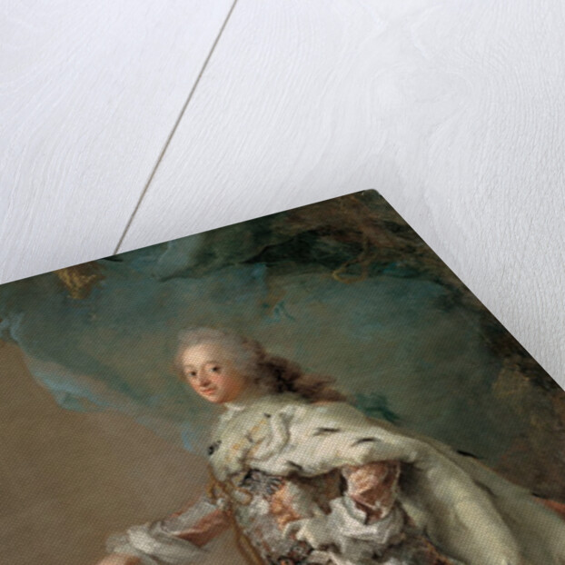 Frederik V in his Anointing Robes, c. 1750 by Carl Gustaf Pilo