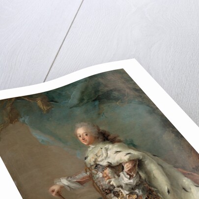 Frederik V in his Anointing Robes, c. 1750 by Carl Gustaf Pilo