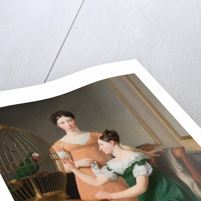 Bella and Hanna. The Eldest Daughters of M.L. Nathanson, 1820 by Christoffer-Wilhelm Eckersberg