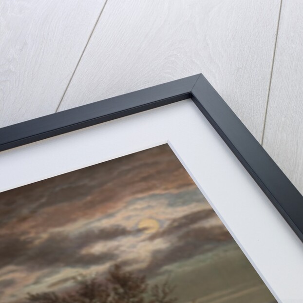 The Summer Spire on the Cliffs of the Island Møn. Moonlight, 1831 by Frederik Hansen Sodring