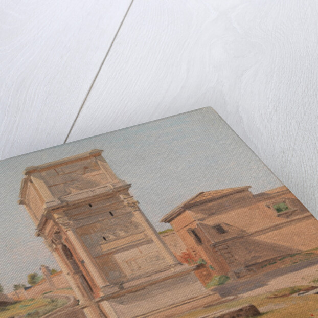 The Arch of Titus in Rome, 1839 by Carl-Christian-Constantin Hansen