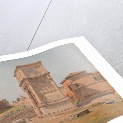 The Arch of Titus in Rome, 1839 by Carl-Christian-Constantin Hansen