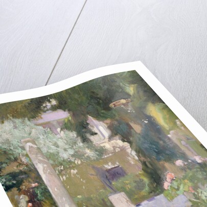 The Gardens at the Sorolla Family House, 1920 by Joaquin Sorolla y Bastida