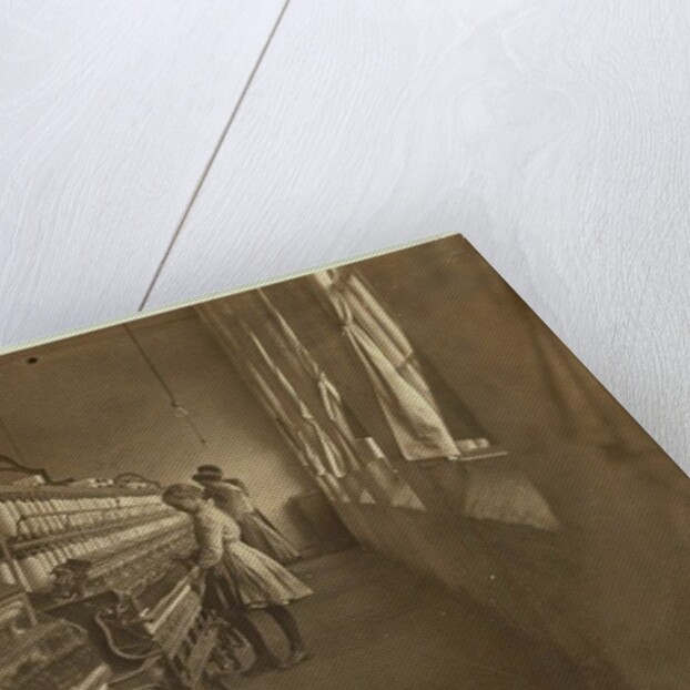 Hattie Hunter, a spinner in Lancaster Cotton Mills, South Carolina where she's worked for 3 years, 1908 by Lewis Wickes Hine