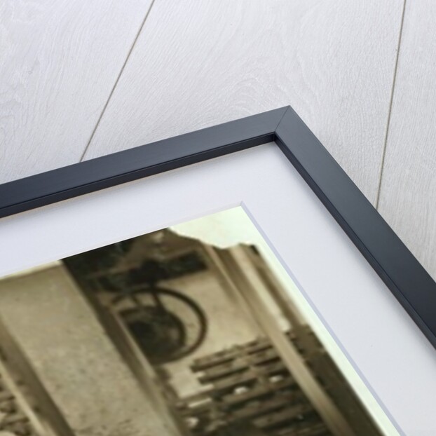 12 year old doffer Ronald Webb and 7 year old Frank Robinson, son of cardroom boss, who sweeps and doffs at Roanoke Cotton Mills, Virginia, 1911 by Lewis Wickes Hine