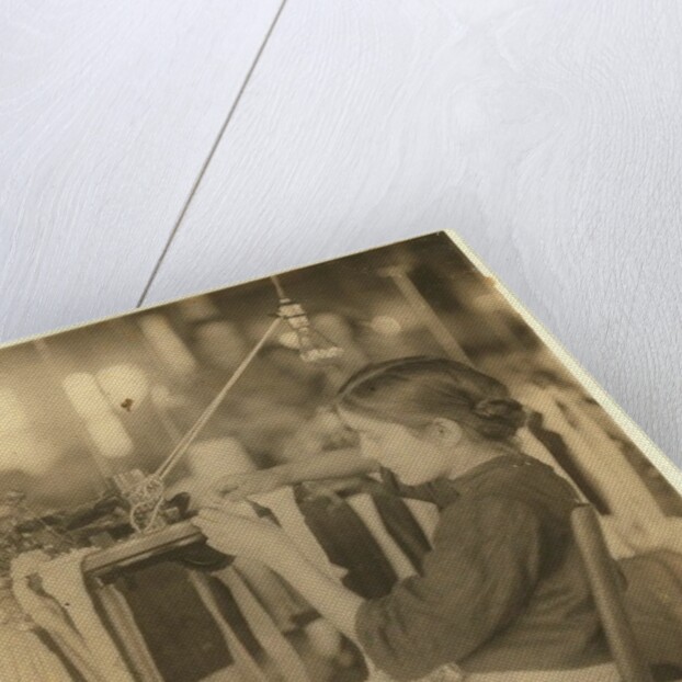 Cherokee Hosiery Mill, Rome, Georgia employing turners and loopers aged 8 and 9, 1913 by Lewis Wickes Hine