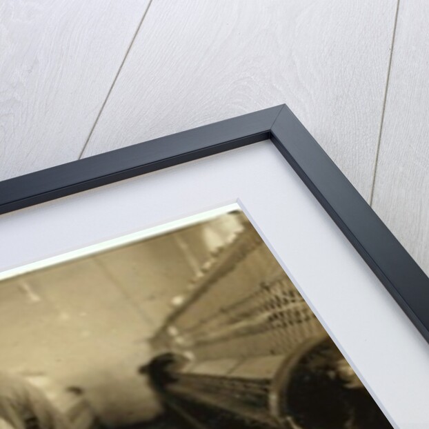 Doffers replacing full bobbins at Indian Orchard Cotton Mill, Massachusetts, 1916 by Lewis Wickes Hine