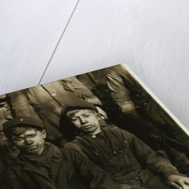 Breaker boys at Hughestown Borough Coal Co. Pittston, Pennsylvania, 1911 by Lewis Wickes Hine