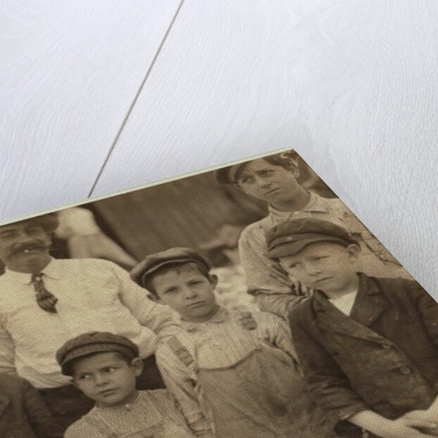 Shrimp-pickers as young as 5 and 8 at the Dunbar, Lopez, Dukate Co, Biloxi, Mississippi, 1911 by Lewis Wickes Hine