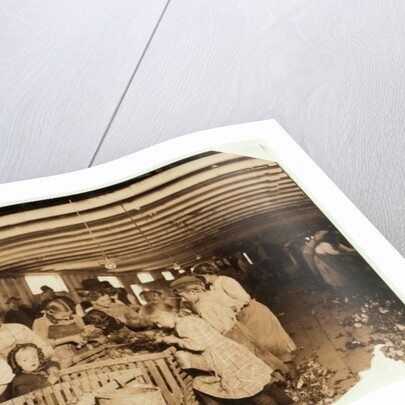 Rosy aged 8 works a 14 hour day as an oyster shucker at Dunbar Cannery, Louisiana, 1911 by Lewis Wickes Hine