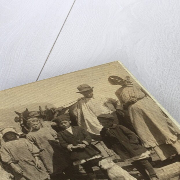 Itinerant cotton pickers leaving a farm near McKinney, Texas after picking a bale and a half of cotton a day, 1913 by Lewis Wickes Hine