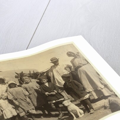 Itinerant cotton pickers leaving a farm near McKinney, Texas after picking a bale and a half of cotton a day, 1913 by Lewis Wickes Hine